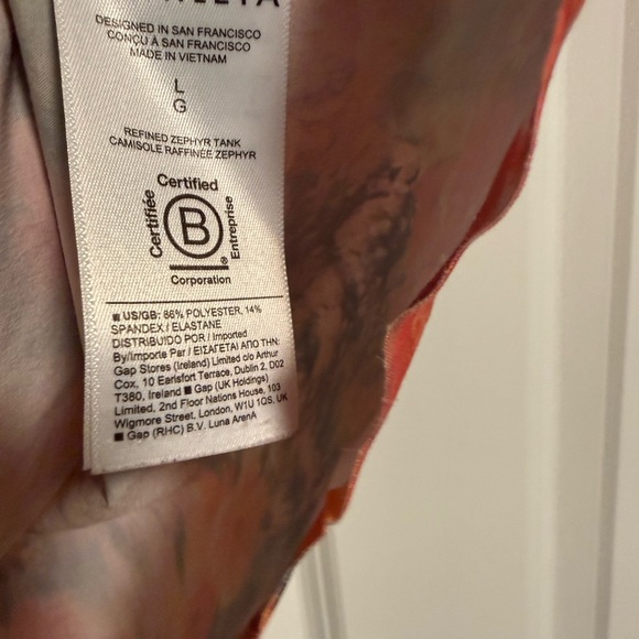 10 Items for $20: Athleta Multicolor Floral Sleeveless Blouse - Picture 3 of 4